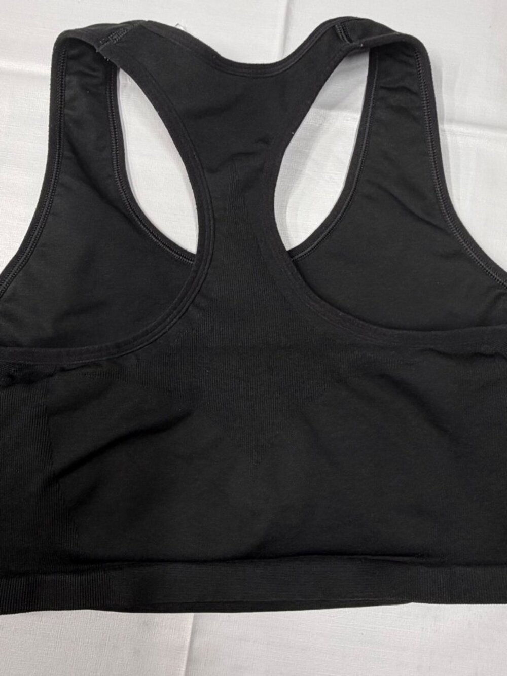 Gymshark Lift Seamless Midi Tank With Shelf Black size XL - Picture 7 of 8